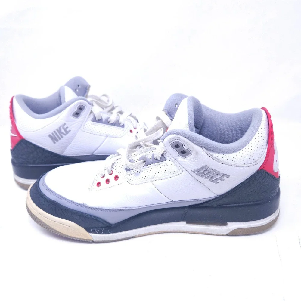 Air Jordan 3 Retro Tinker NRG White Fire Red Navy AQ3835-160 Mens 11 Sneaker